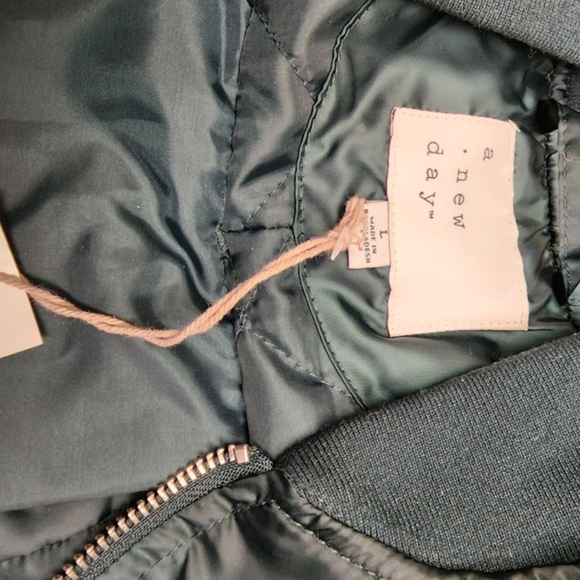 NWT A New Day Womens Bomber Jacket - Sizes L & 2XX - Picture 7 of 7